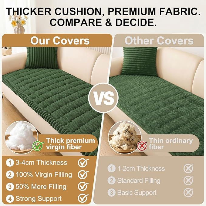 Smiry Couch Cover for Dogs, Non Slip Washable Sofa Protector for Pets | Soft - Image 4