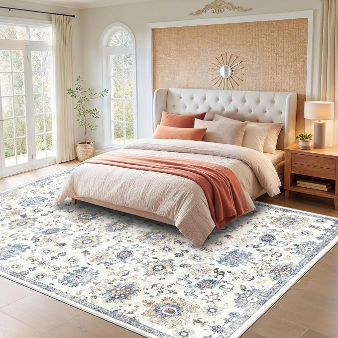 AMADA HOMEFURNISHING 6x9 Area Rugs, Vintage Rugs - Image 3