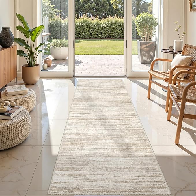 2'6 x 8' Runner Rug Non Slip, Washable Kitchen Rugs, Nursery Room, Soft Runner - Image 5