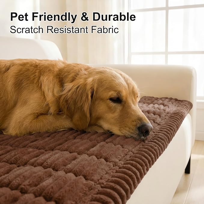 Smiry Couch Cover for Dogs, Non Slip Washable Sofa Protector for Pets | Soft - Image 3