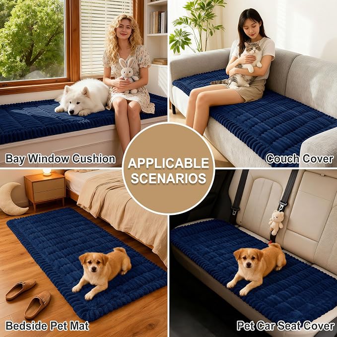 Couch Cover for Dogs, Washable Non Slip Plush Flannel Sofa Protector | Thick - Image 4