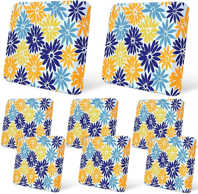 8Pcs Patio Cushion Covers Stretch Outdoor Furniture Protector Slipcovers | by pickyNproud