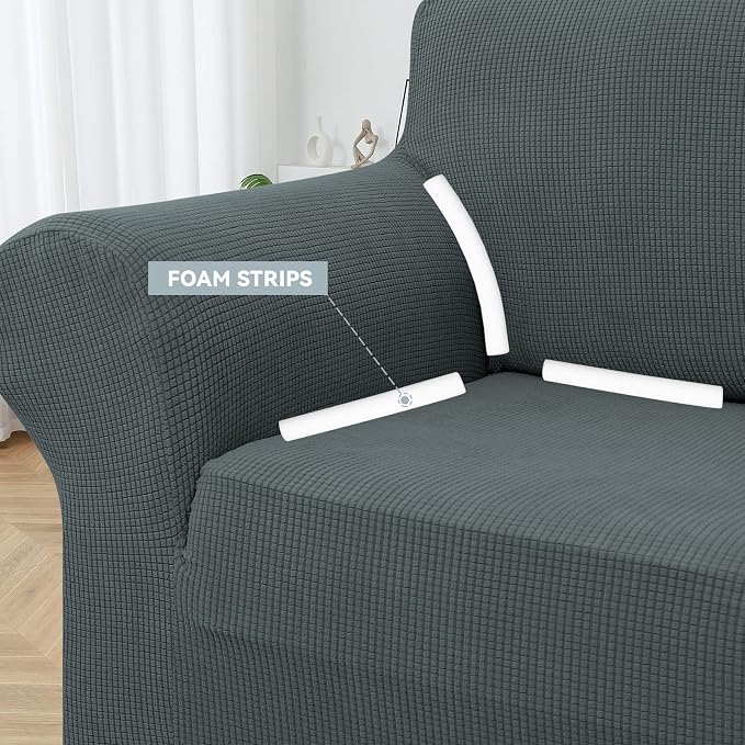 LURKA Stretch Oversized Sofa Slipcovers 1 Piece Couch Covers - Image 3