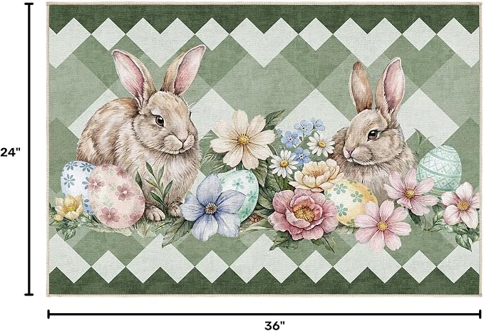 cotiled Area Rug for Living Room, Washable Non-Slip Large Area Rug, Indoor - Image 2