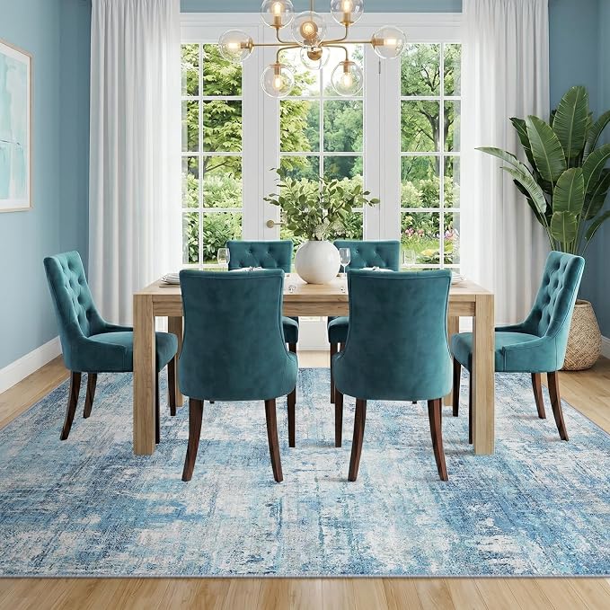 RELEANY Washable 8'x10' Abstract Area Rug - Image 2