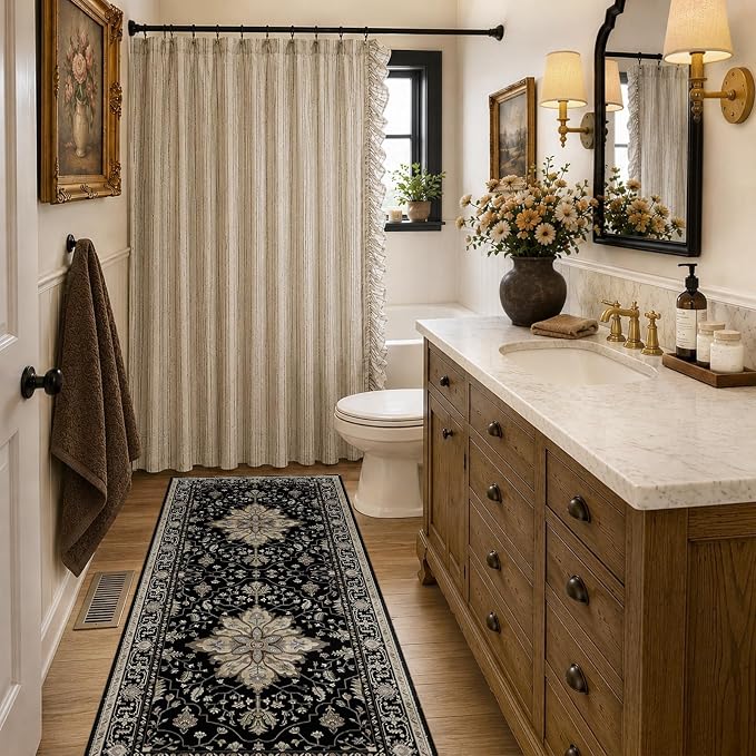 RELEANY Washable Area Rug, Runner 2'x6', Water Repellent, Pet Friendly - Image 2