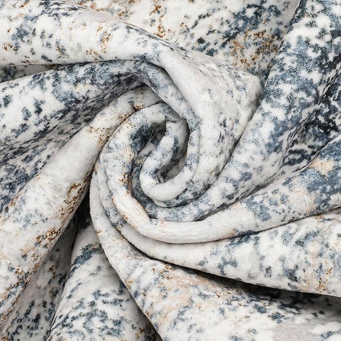DMOYEST Area Rug Living Room Rugs 12x18 Extra Large Beige Blue Carpet | - Image 6