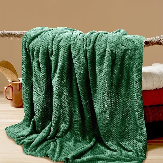 4 Pack Fleece Throw Blankets 50x60 Inches - Image 9