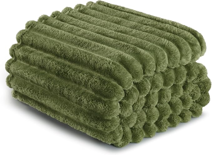 Exclusivo Mezcla Striped Twin Size Fleece Blanket - Image 8