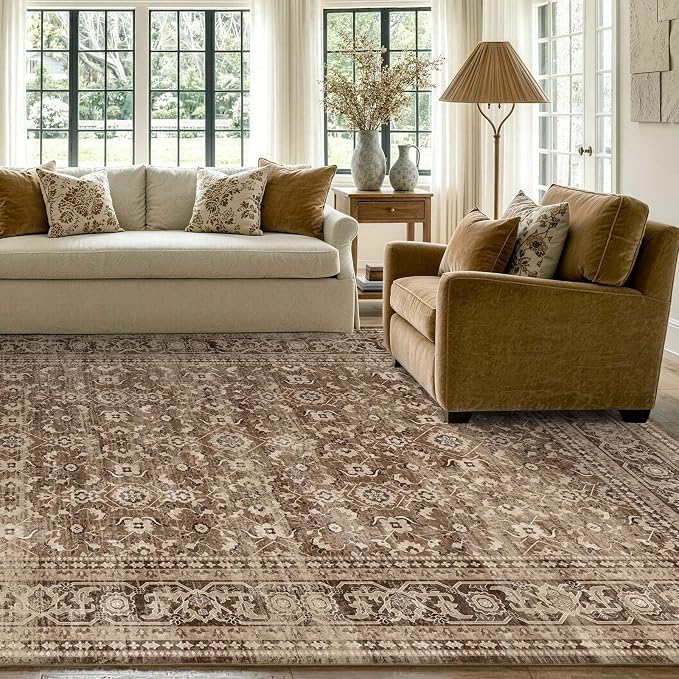 6x9 Ft Large Area Rugs for Living Room, Soft Non-Slip Machine Washable Rug - Image 4