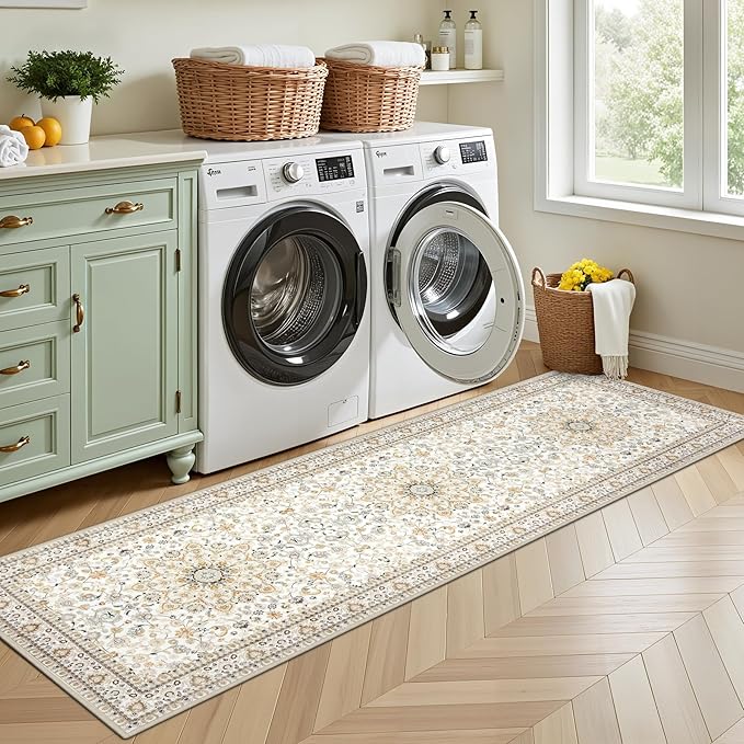 Hallway Runner Rug: 2.6x8 Kitchen Boho Rugs - Image 4