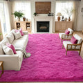 9x12 Extra Large Hot Pink Fluffy Soft Area Rug Non-Slip by ModernHomeDecor