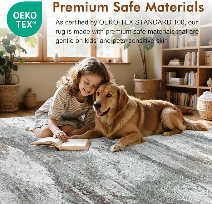 9x12 Ft Extra Large Washable Area Rugs - Image 5