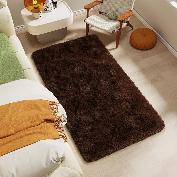 LOCHAS 2x4 Runner Rugs for Hallway, Fluffy Area Rugs for Bedroom - Image 2