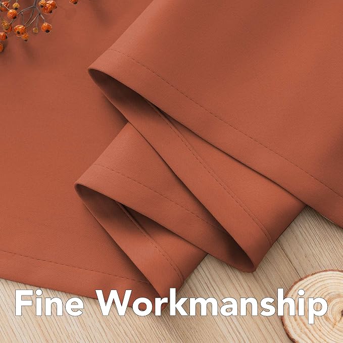 H.VERSAILTEX Solid Thermal Insulated Grommet Blackout Window Curtain Panels - Image 6