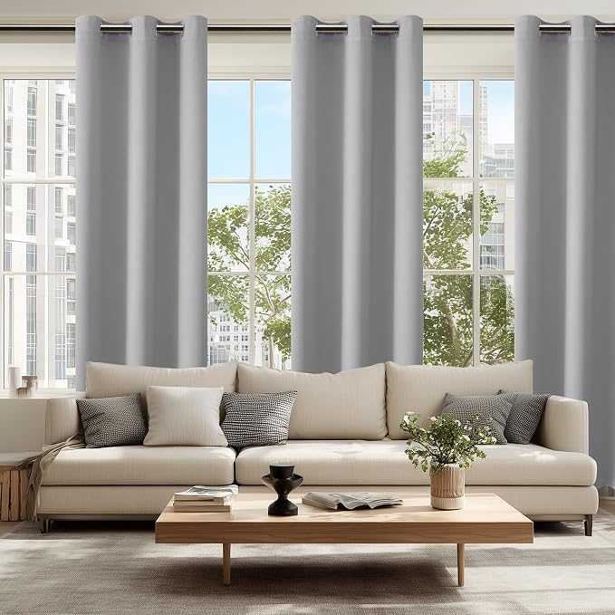 Blackout Curtains for Bedroom, 38 x 84 Inch, 2 Panels | Thermal Insulated & - Image 6