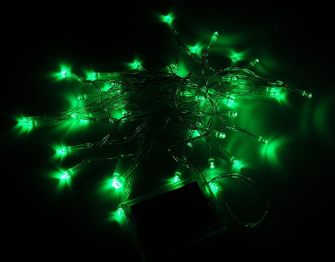 Karlling Battery Operated Green 40 LED Fairy Light String Wedding Party Xmas Christmas Decorations(Green)