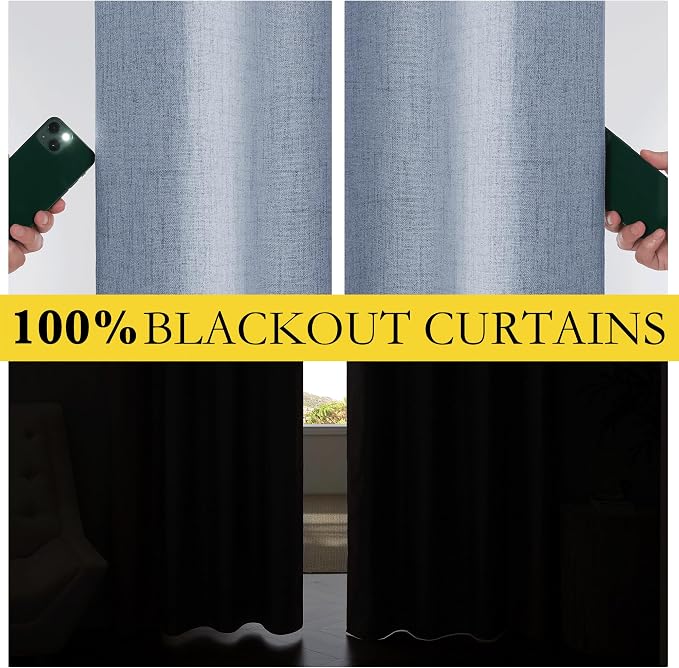 NICETOWN 100% Blackout Curtains - Image 3