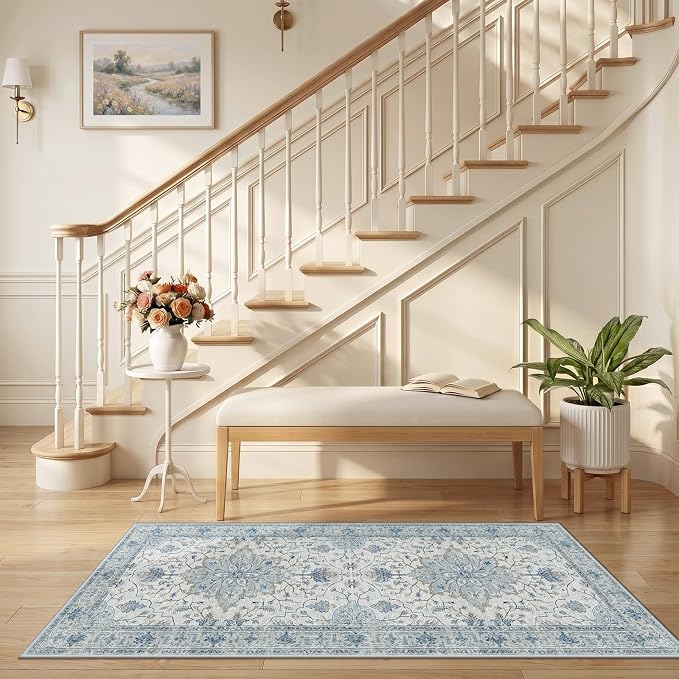 RELEANY Washable Area Rug, Runner 2'6"x5', Water Repellent, Pet Friendly - Image 2