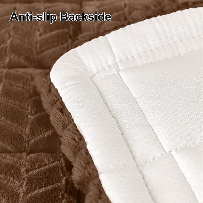 Smiry Couch Cover for Dogs, Non Slip Fuzzy Pet Sofa Covers Washable | Sofa - Image 6