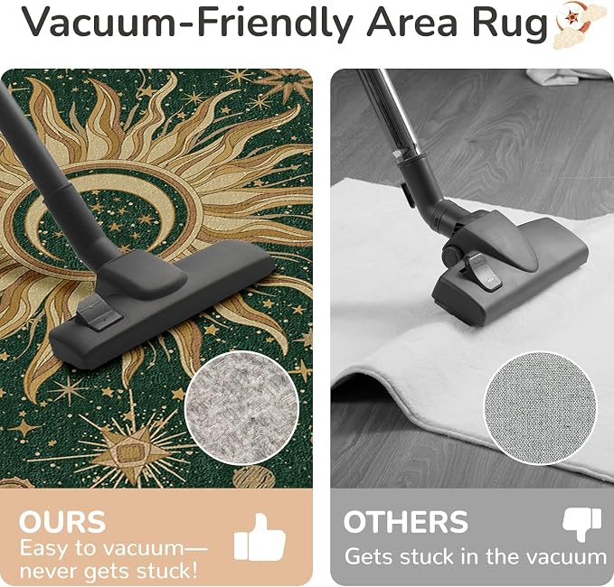 Vacuum-Friendly, 3x5 Washable Area Rug - Image 5