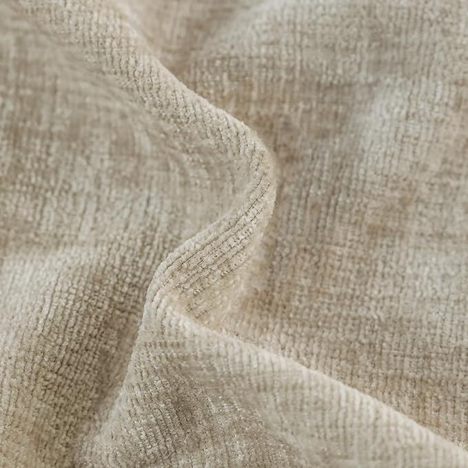 CaliTime Decorative Couch Throw Pillow Covers 24 X 24 Inches Light Taupe | Pack - Image 2