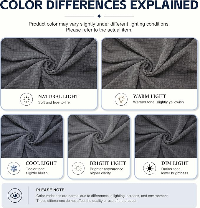 8Pcs Patio Cushion Covers, Outdoor Stretch Cushion Covers, Washable | Stretch - Image 6