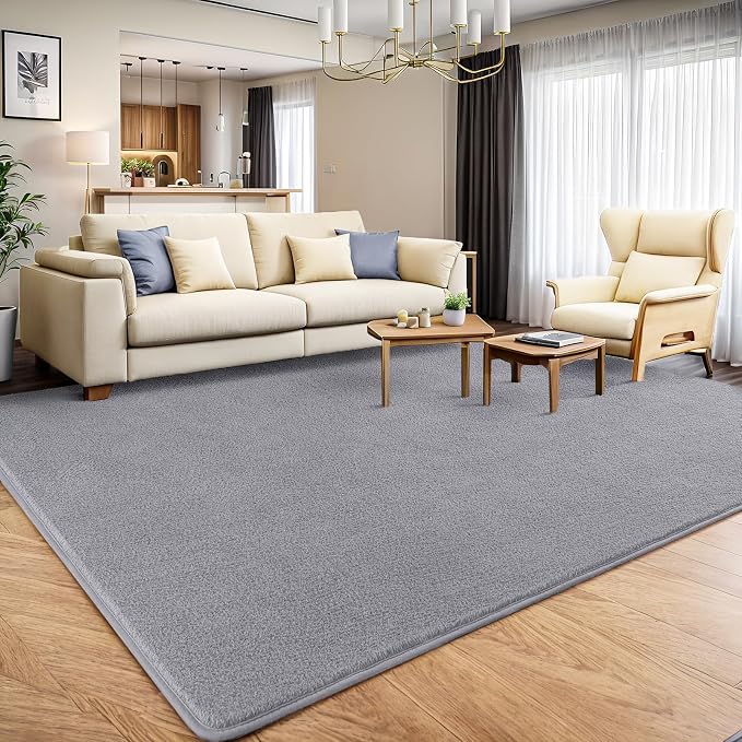 4x6 Area Rugs for Living Room Non Slip Dorm Bedroom Rug, Minimalist Washable - Image 9