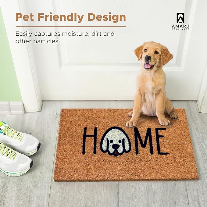 Coir Welcome Mat, Home Dog, 17 x 29 in | 100% Natural Coir, Anti-Shedding - Image 7