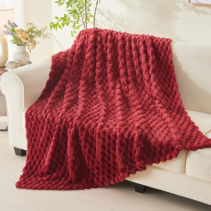 NEWCOSPLAY Fleece Clouds Cozy Twin Blanket - Image 3