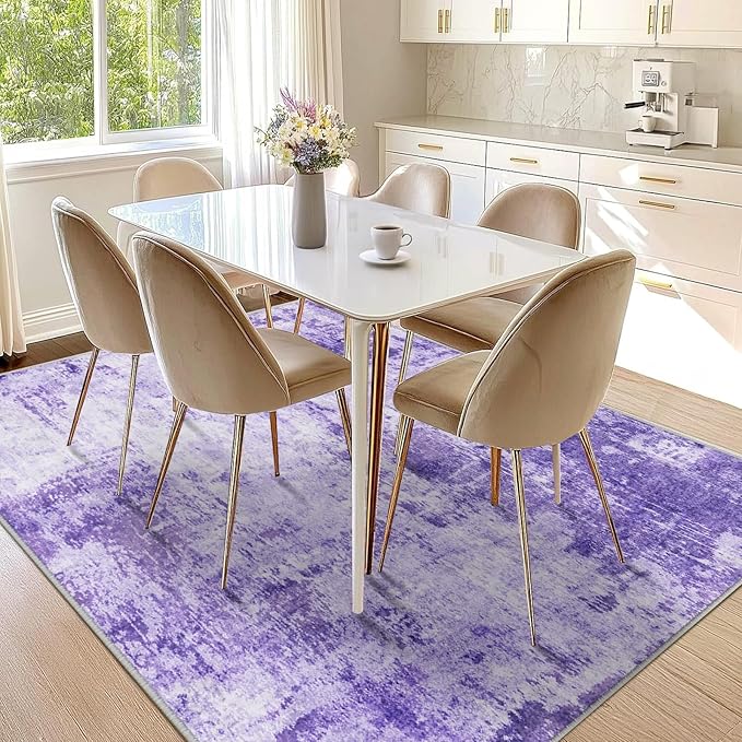 RELEANY Washable 9'x12' Abstract Area Rug - Image 9