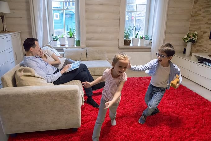 LOCHAS Area Rugs Fluffy Living Room Carpets - Image 4