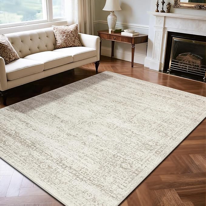 Washable Rugs 6x9 Area Rugs for Living Room, Dining Room Carpet | Ultra Soft - Image 2