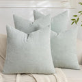Set of 4 Soft Textured Decorative Throw Pillow Covers 20x20 Inch Cozy Farmhouse by Cozoomy