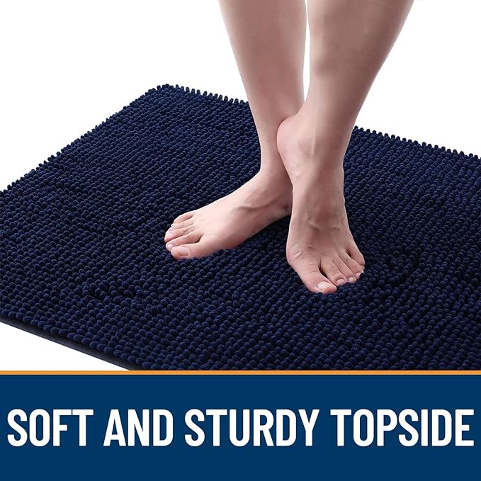 OLANLY Dog Door Mat for Muddy Paws 59x35, Super Absorbent Chenille Mud Mat | - Image 4