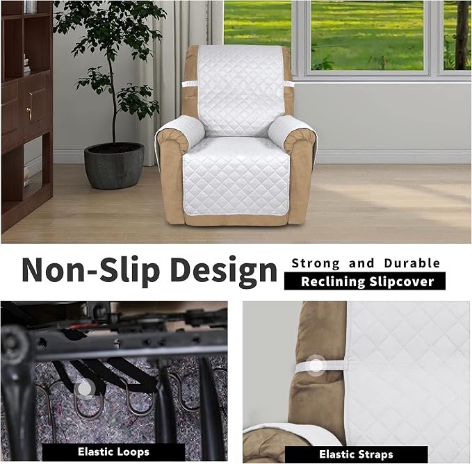 Easy-Going Reversible Couch Cover, Recliner 22 in, Water Resistant Furniture Mat - Image 3