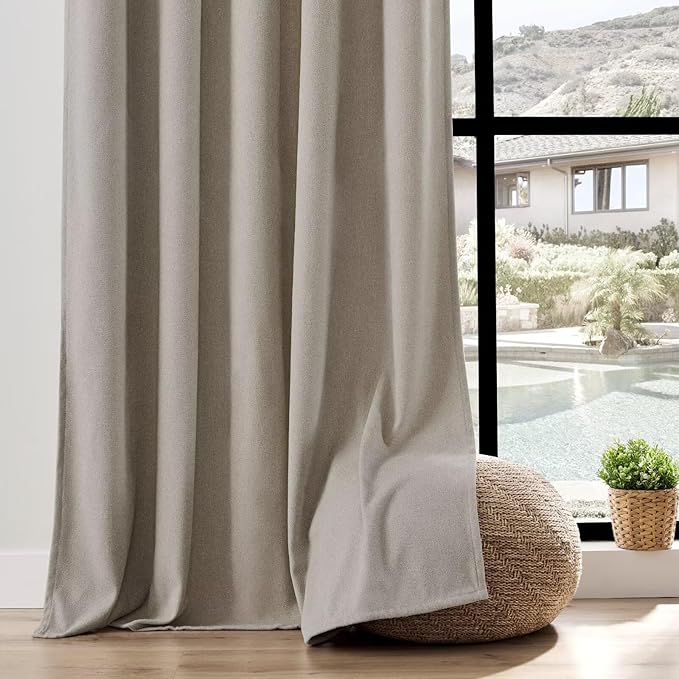 Joydeco Light Filtering Curtains 108 Inch Length - Image 4
