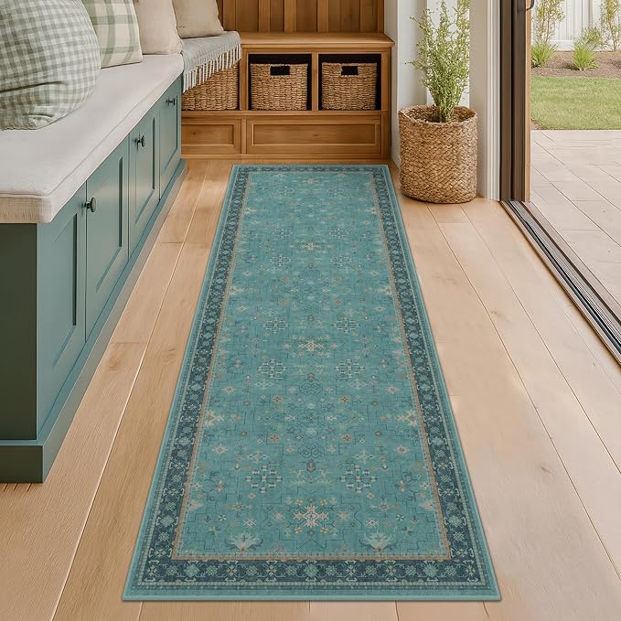 Boho 2x6 Non Slip Kitchen Rug Runner - Image 3