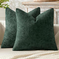 MIULEE Decorative Couch Throw Pillow Covers 20x20 in Christmas Green 2 Pack | by MIULEE