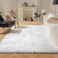 Ashler Faux Fur Rug, Fluffy Shaggy Area Rug Ultra Soft 6 x 9 Feet Rectangle Fur by AshlerHomeDeco