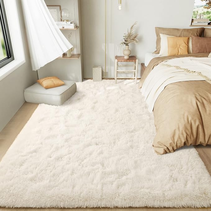LOCHAS 5x8 Area Rugs Fluffy Living Room Carpets - Image 8