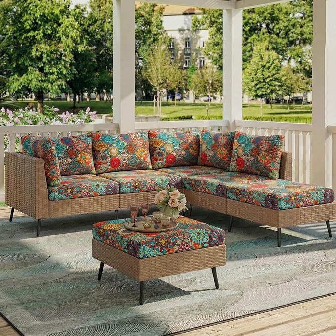 Printed Couch Cushion Covers, Sofa Covers Washable - Image 2