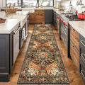 Yamaziot Washable Runner Rug, 3x10 Non-Slip Boho Hallway Kitchen Rug | Stain by Yamaziot