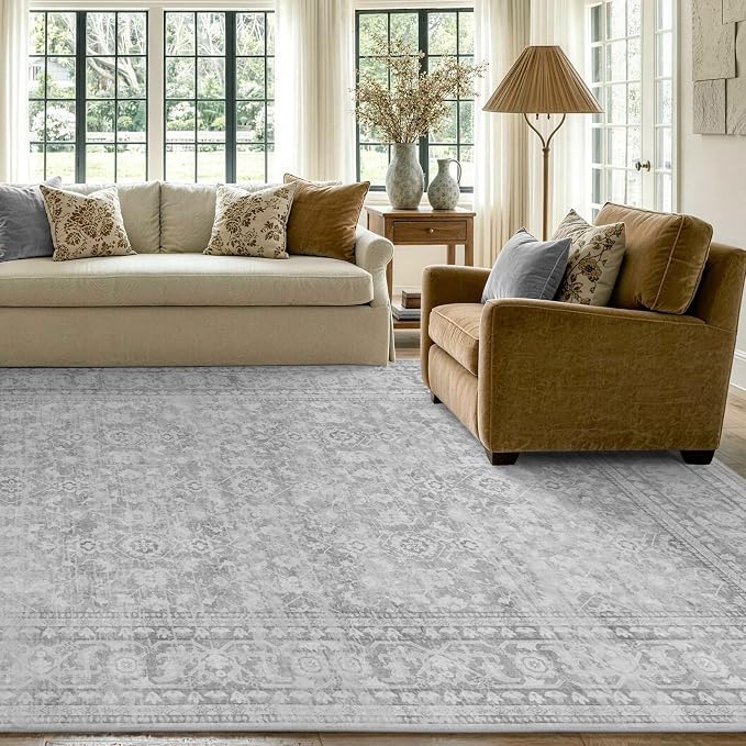 6x9 Ft Large Area Rugs for Living Room, Soft Non-Slip Machine Washable Rug - Image 3