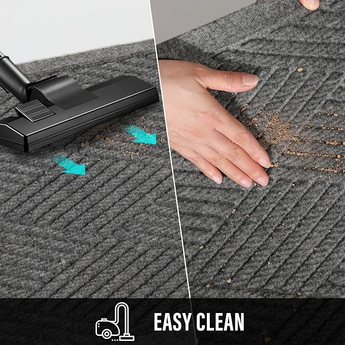 Sturdy Front Door Mat, Absorbent Muddy Dirt Resist Welcome Door Mats Outdoor - Image 7