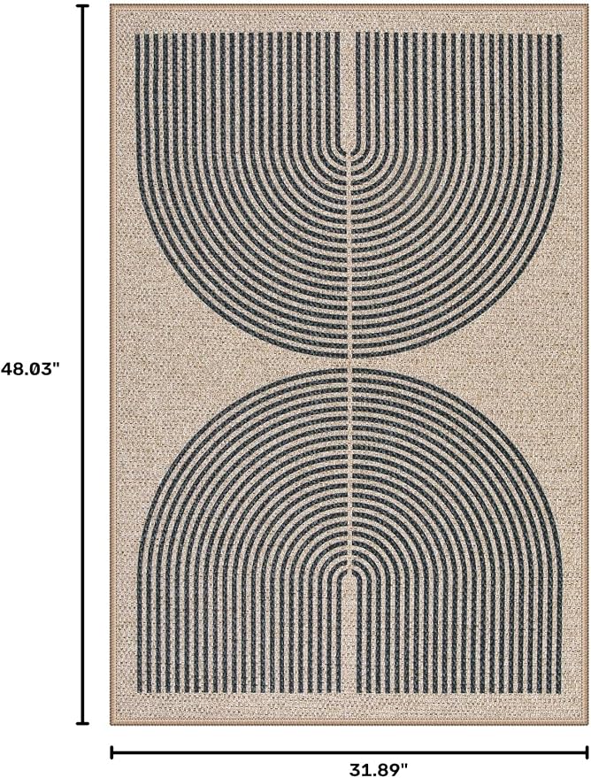 Lahome Rainbow Easy Jute Rug - Image 2