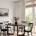 60 Inch Wide Pinch Pleated 100% Blackout Curtains 96 Inches Long, Natural | by Twodrapes