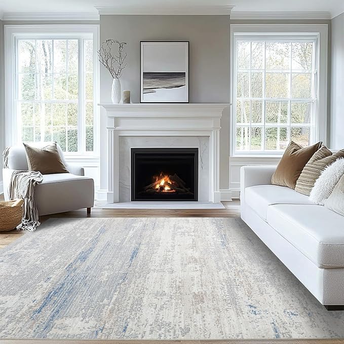 Washable Rugs 8x10 Area Rugs for Living Room, Dining Room, Nursery | Ultra Soft - Image 9