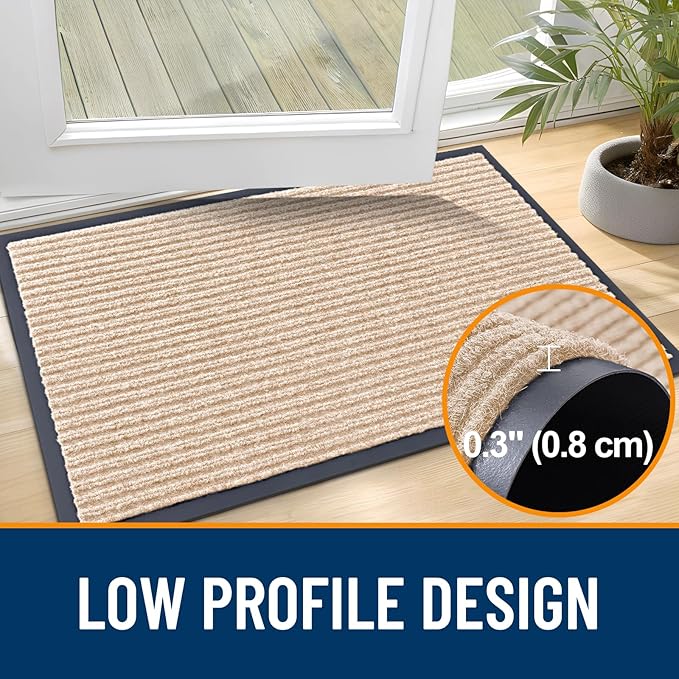 OLANLY Front Door Mat 71x23, Waterproof Heavy-Duty Indoor Outdoor Doormat | - Image 4