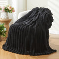 NEWCOSPLAY Fleece Ribbed Cozy Twin Blanket by NEWCOSPLAY